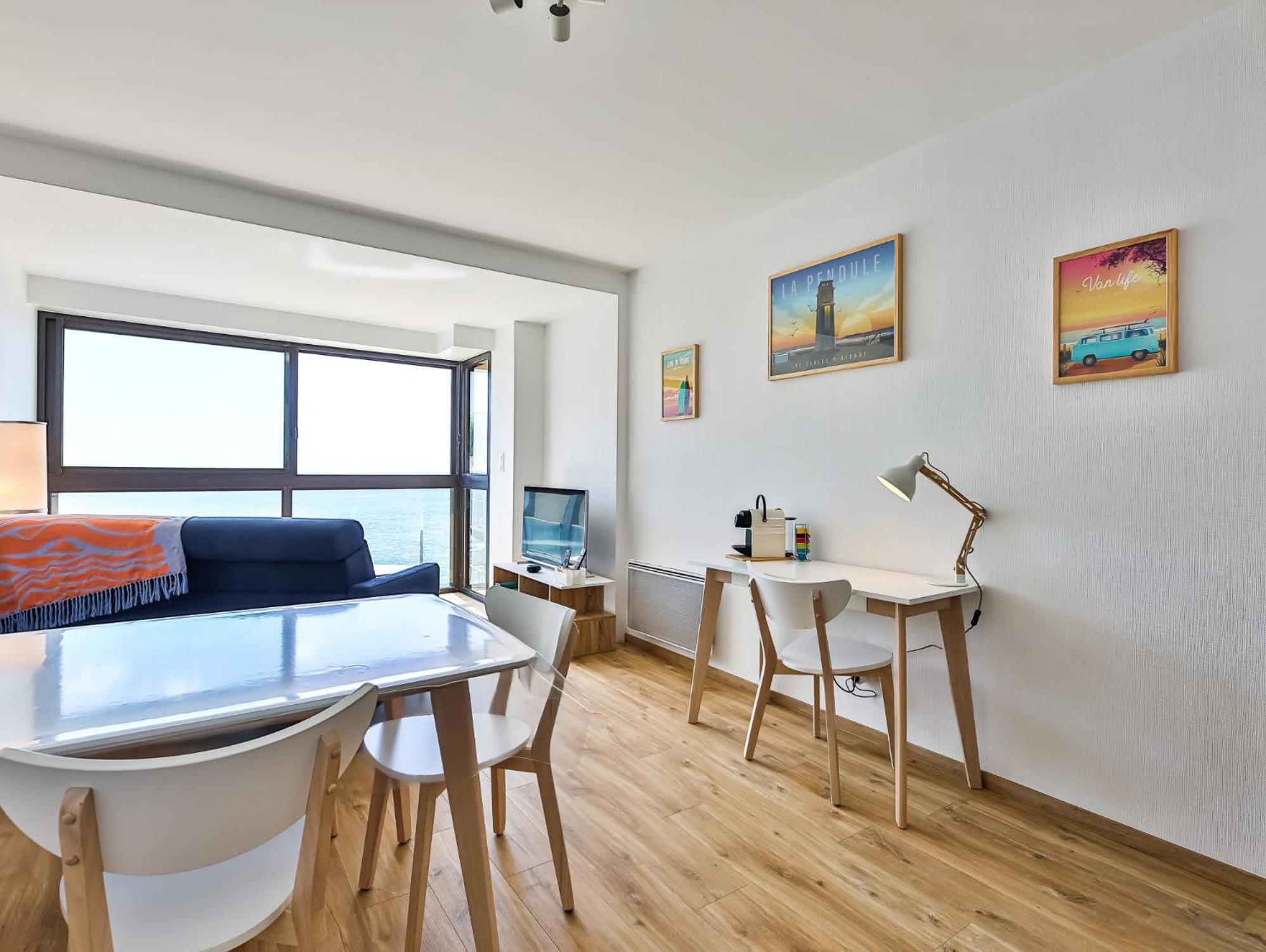 Appartement Au Pied De La Plage, Vue Imprenable Sur La Mer Ле-Сабль-д’Олон Экстерьер фото